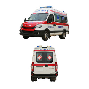 Professional manufacture Monitoring Medical Service Ambulance Vehicle NAVECO Ousheng 4x2 Hospital Ambulance Rescue Car