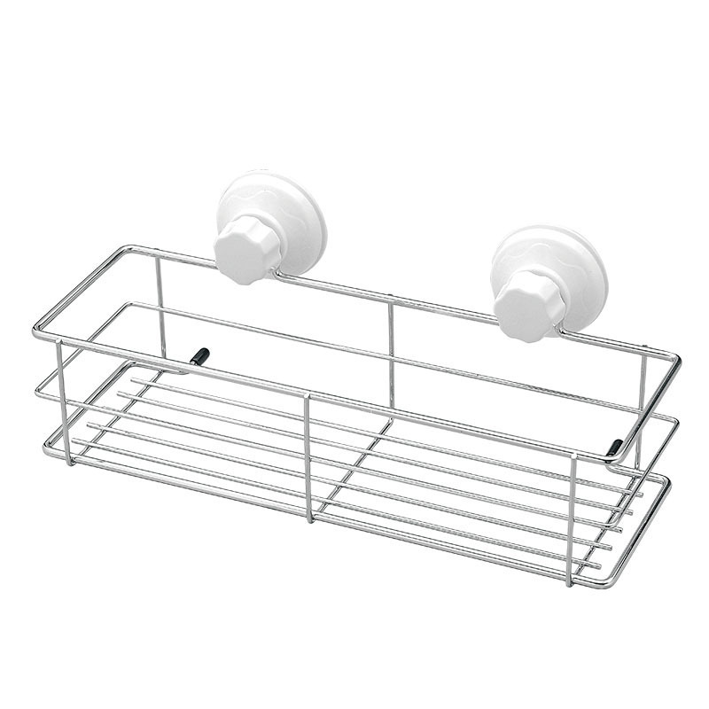 Stainless Steel Shower Basket Punch-free No Drilling Corner Shelf Storage Rack for Bathroom Metal Wall Mounted shower caddy