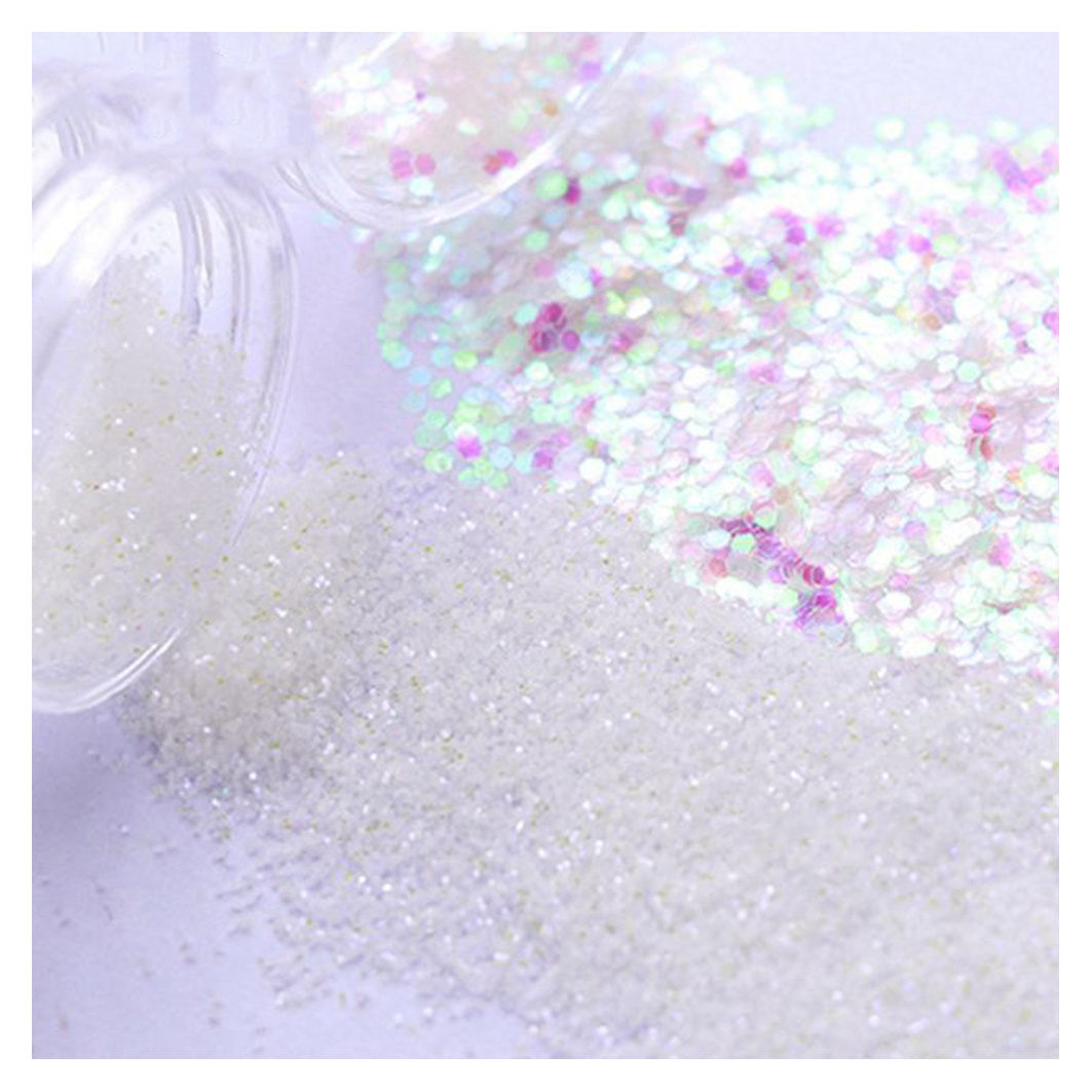 Wholesale Holographic  Chunky nail Glitter Powder fine glitter for Face Body Hair Nail Art Tumbler Crafts