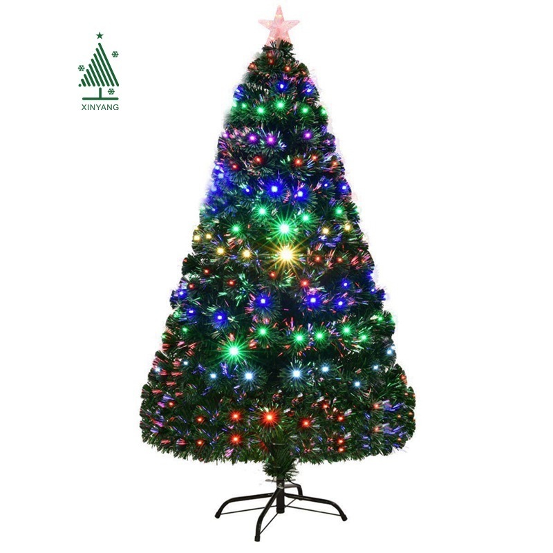 45-300cm  fiber tree christmas decoration supplies-old home decoration artificial led christmas trees large arvores de natal