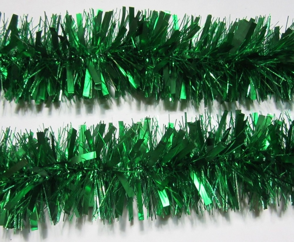 PET Wide 2m Hanging Tinsel Garland For Holiday Decoration Christmas Ornament