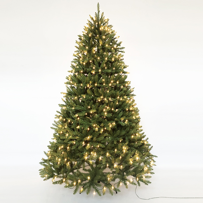 High Quality 7.5ft PE PVC LED Artificial Christmas Trees Christmas Decorations arbol de navidad Christmas Tree with Lights