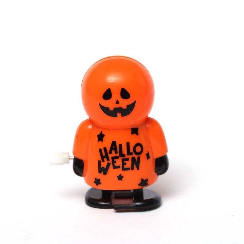 Creative hot sale Halloween decoration small moving walking Zombie wind up toys assortment goody Bag filler