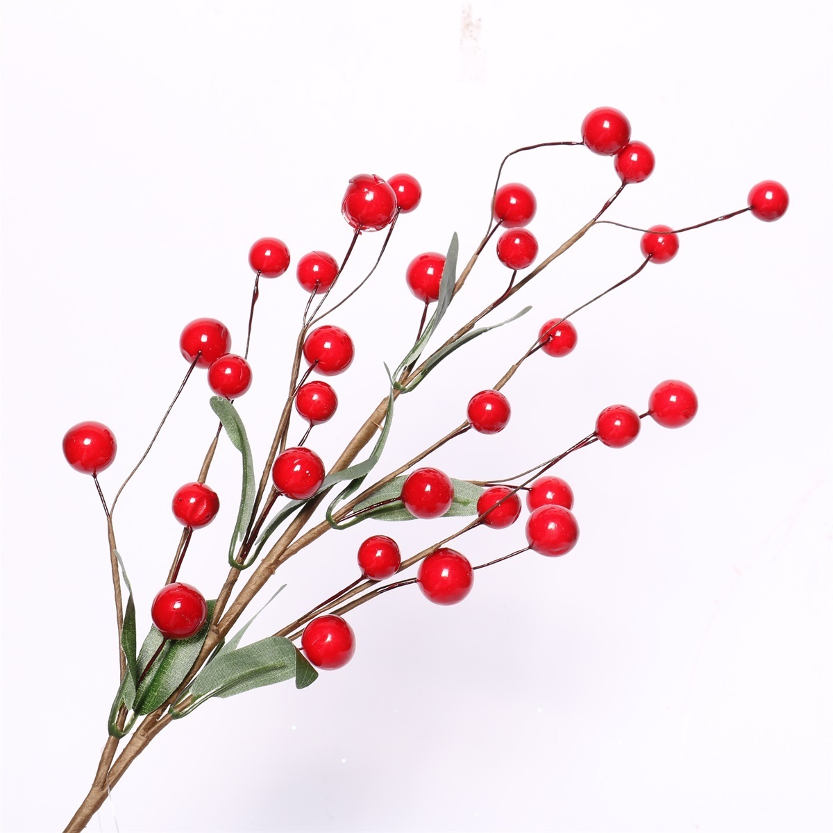 New Design Artificial Branch with Red Berry Decorate Home Decoration