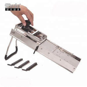 Shule Stainless Steel Hand  Operated Multi-function  Vegetable Cutter Machine