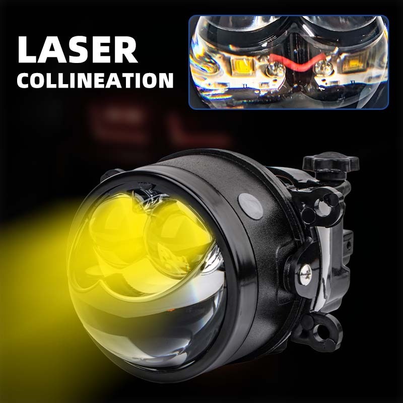 Car Universal 3Inch Lens Headlight high-power 80W Laser Fog Lamp 3Inch Bi Led Projector Lens 3.0 Headlights