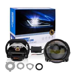 2.5 Inch Bi Led Projector Lens Headlights High Power 110W Car LED Headlights H4 H7 H11 9005 Headlights Fog Lights Led