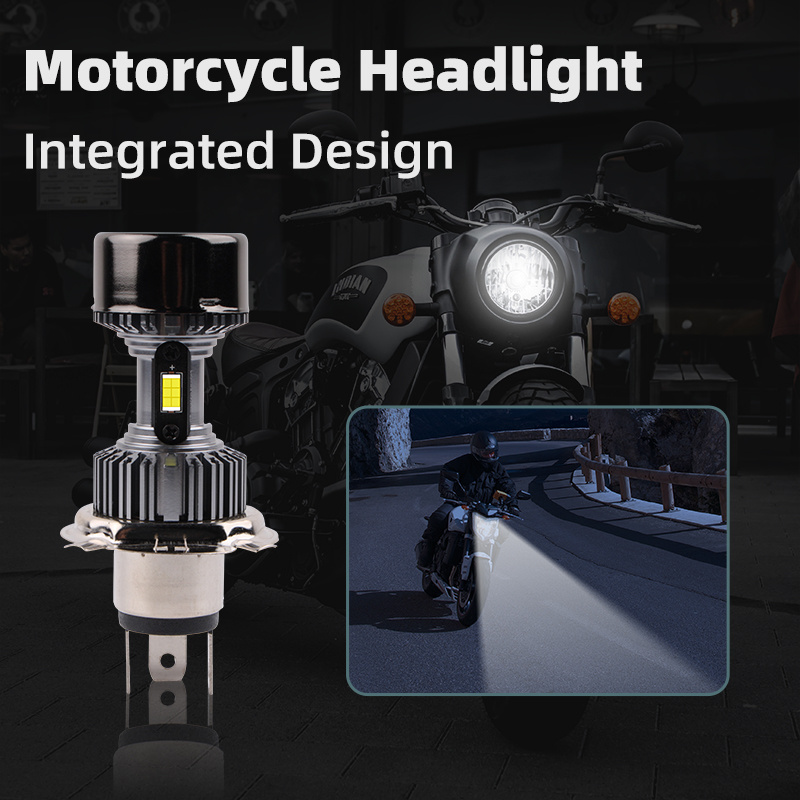 H4 LED Motorcycle Headlight Electric Vehicle Far/near integrated moto light bulb LED H4 Headlamp