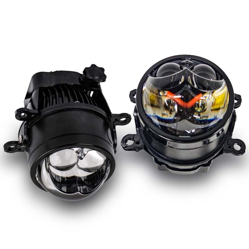 Car Universal 3Inch Lens Headlight high-power 80W Laser Fog Lamp 3Inch Bi Led Projector Lens 3.0 Headlights