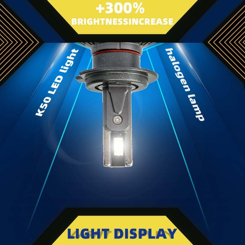 Automatic lighting system 9005 LED headlight H4 H11 HB3 car LED headlights H7 Canbus decoding light CSP 3570 8-core LED