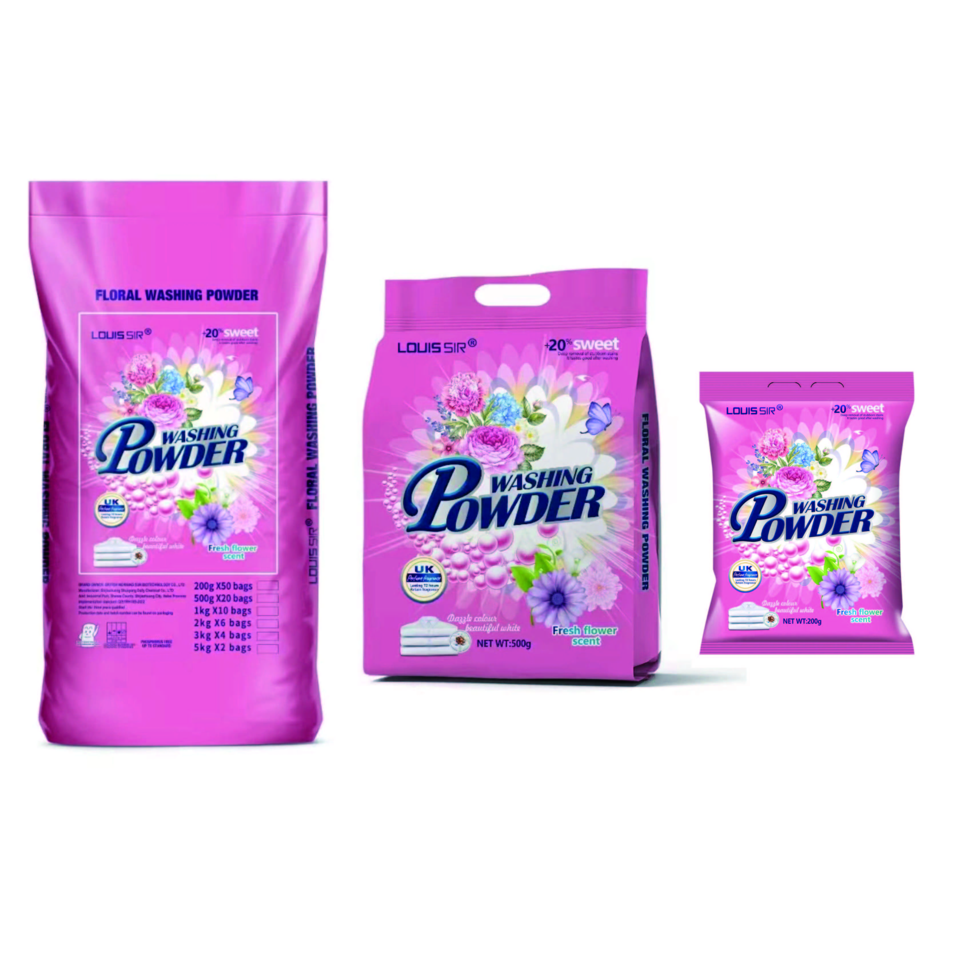 Wholesale High Foam Washing Powder Manufacturers Soap Powder Laundry Detergent Powder