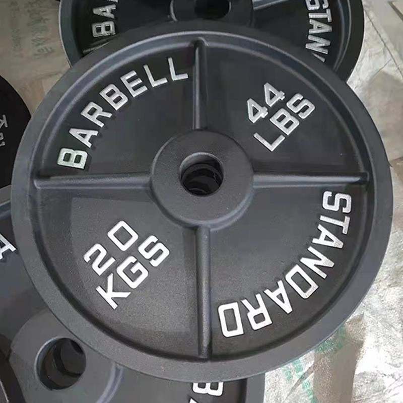 Weight Lifting 50mm Diameter  LBS Cast Iron Weight Plates for USA