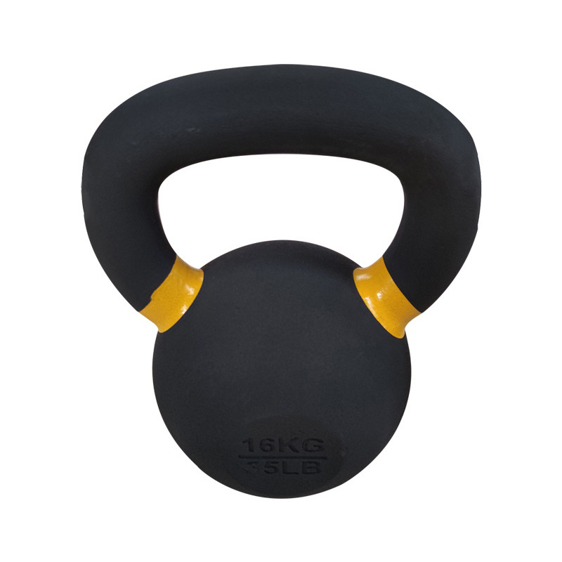 4-48KG Engraved KG LB Powder Coated Cast Iron Gym Kettlebell Weight Yoga Fitness Kettlebell