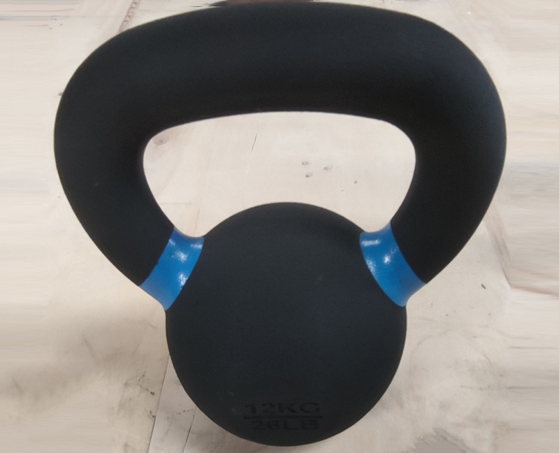 4-48KG Engraved KG LB Powder Coated Cast Iron Gym Kettlebell Weight Yoga Fitness Kettlebell