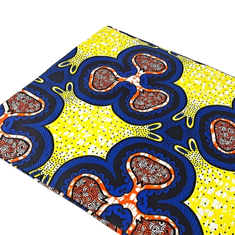 100%Cotton 130gsm Afirca  style pattern  wax printed fabric