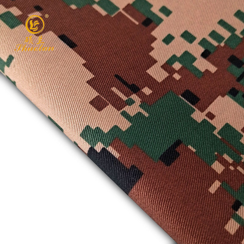 TC65/35 Fabric  Woven Flame  Retardant mens wholesale camouflage desert  digital camo uniform Fabric For uniform