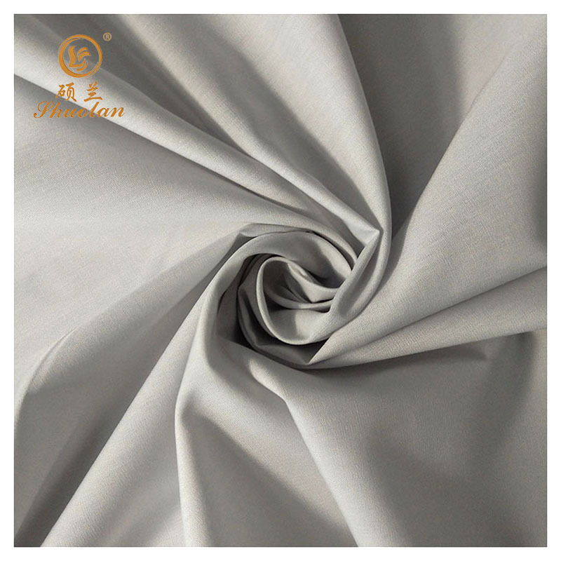 CVC polyester 40 /cotton 60 blended woven plain cloth material fabric 45x45 133X72 57/58