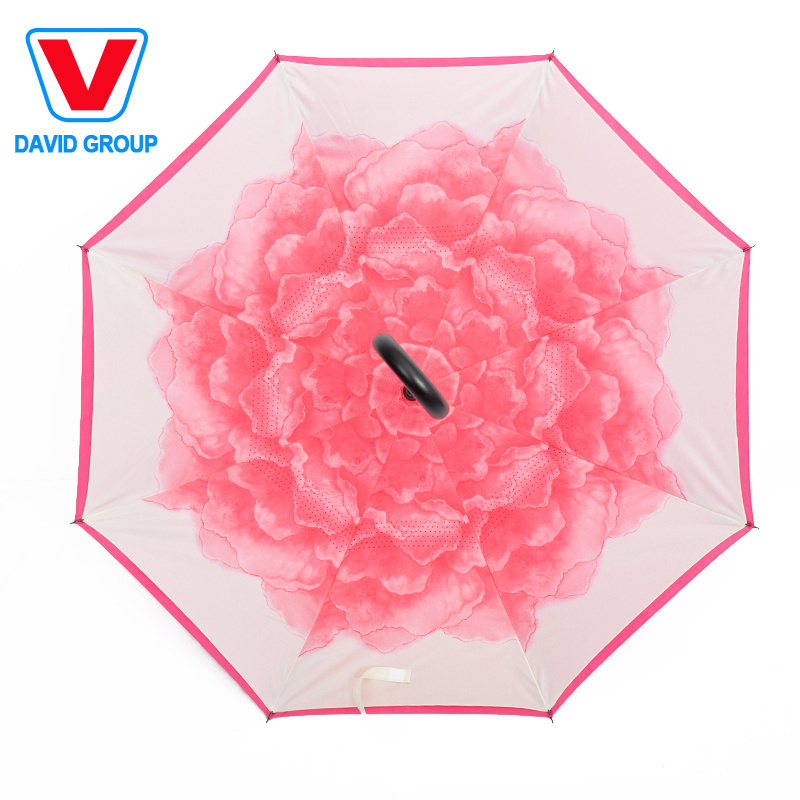 2021 new solar LED light patio umbrella outdoor big parasol for bar hotel restaurant