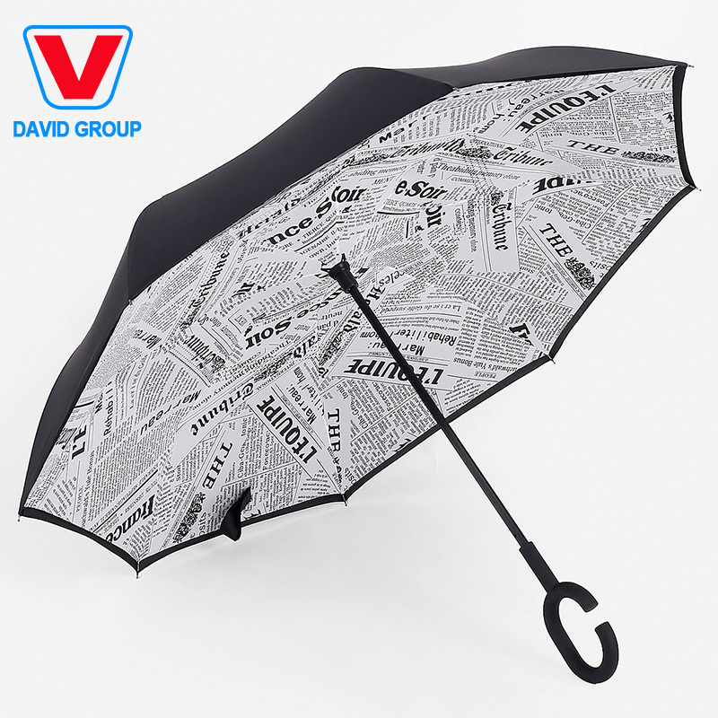 Promotional Umbrella Reverse Outdoor Rain Fold Umbrella