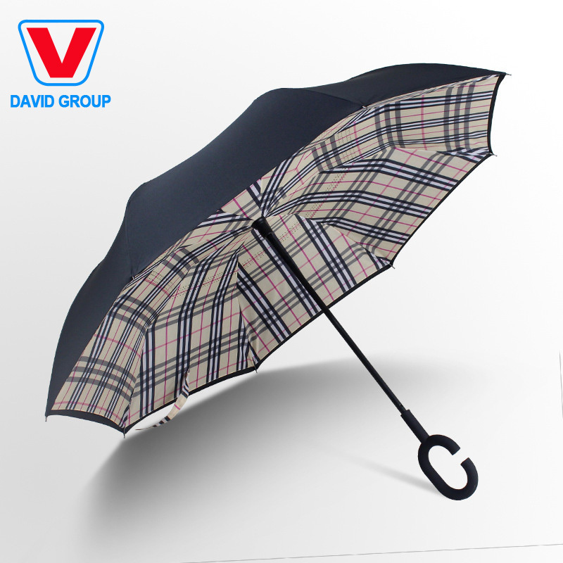 Custom Brand Inverse Umbrella Fashion Design Promotion Inverted Umbrella