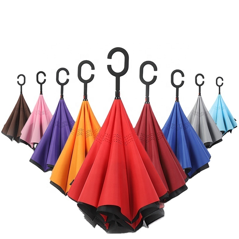 Custom Brand Inverse Umbrella Fashion Design Promotion Inverted Umbrella