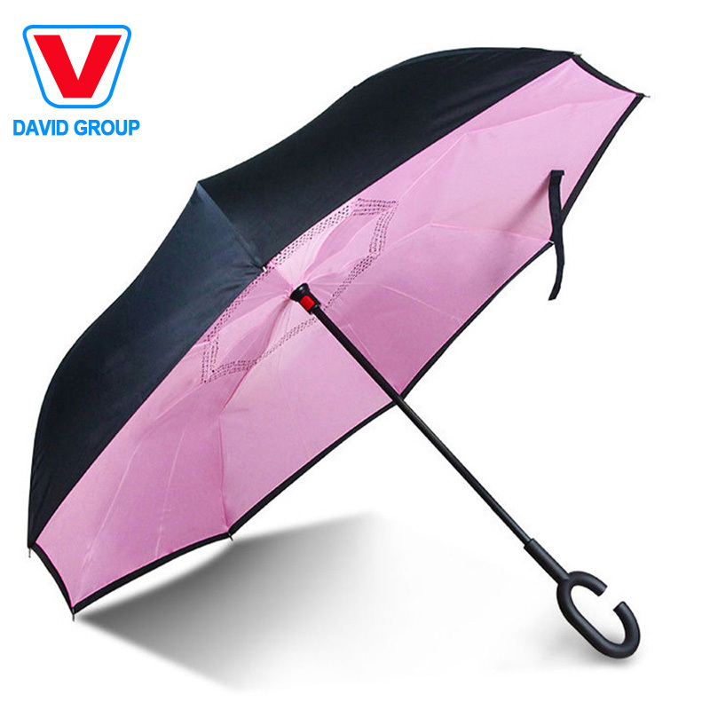 Wholesale Folding Beach Umbrella Logo Printing Transparent Automatic Umbrella For Sale