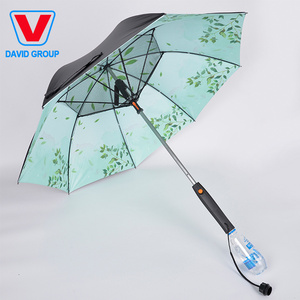 Wholesale Folding Beach Umbrella Logo Printing Transparent Automatic Umbrella For Sale