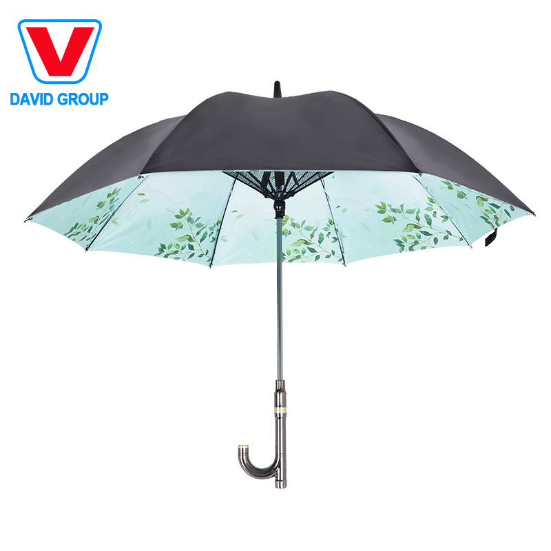 High Quality Sun 190T Pongee Uv Proof Umbrella Windproof Automatic Opening Golf Umbrella With Custom Logo