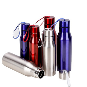 Top Supplier Promotional High Quality Metal Flask Wholesale Single Wall Stainless Steel BPA-free Water Bottle