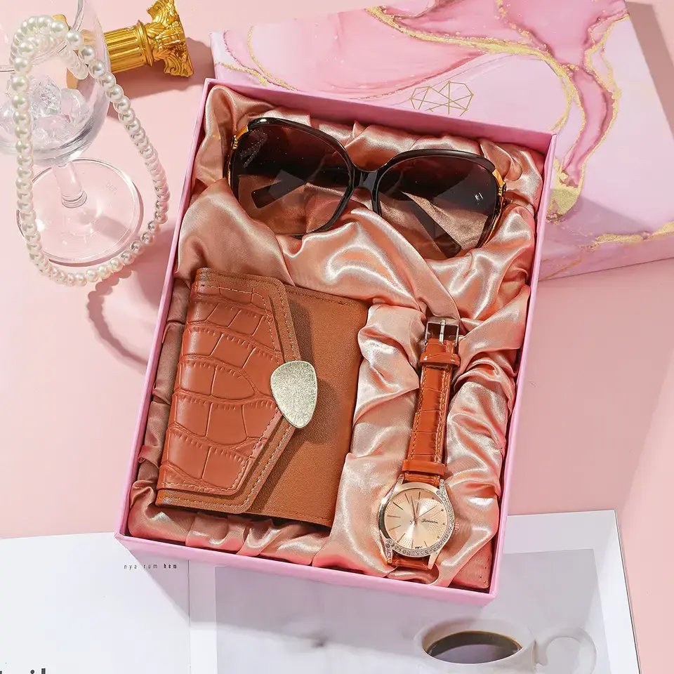 High quality women gift set business watch set the best gifts for Valentine's Day 2023