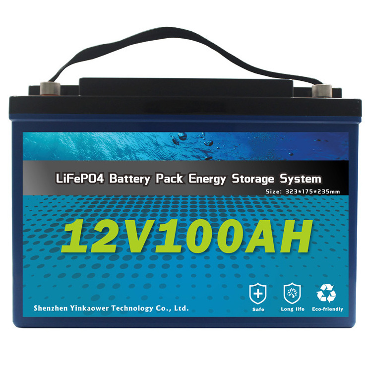 Deep Cycle  LiFepo4 Lithium Iron Phosphate Battery Pack 12v 100ah  For RV Electric Car Scooter Motorcycle Boat