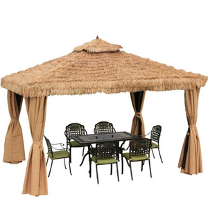 Steel outdoor patio thatched cottage thatched shed garden awning tent gazebo sale