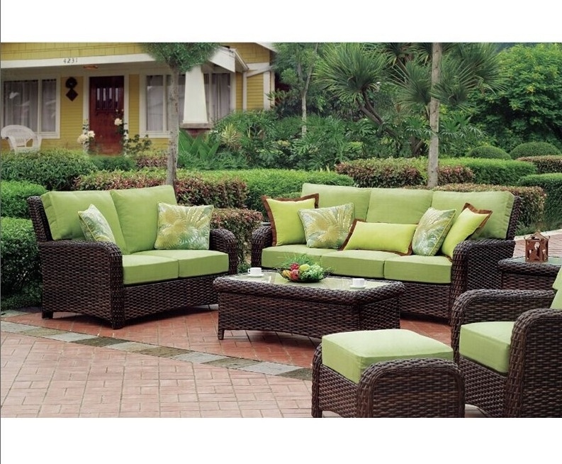 Outdoor garden modern sofa set loveseat sofa furniture sale