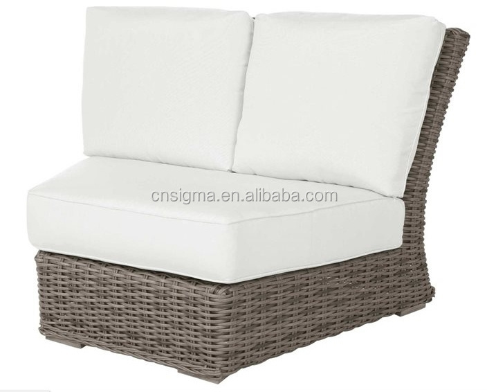 High end outdoor rattan round sofas patio garden set high quality wicker furniture