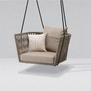 Rattan patio outdoor garden loveseat hanging swing chair furniture