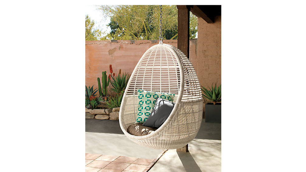 Hanging garden furniture leisure swing egg chair rattan wicker hanging chair