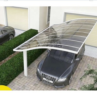 Modern outdoor free standing metal carport frame parts garage door