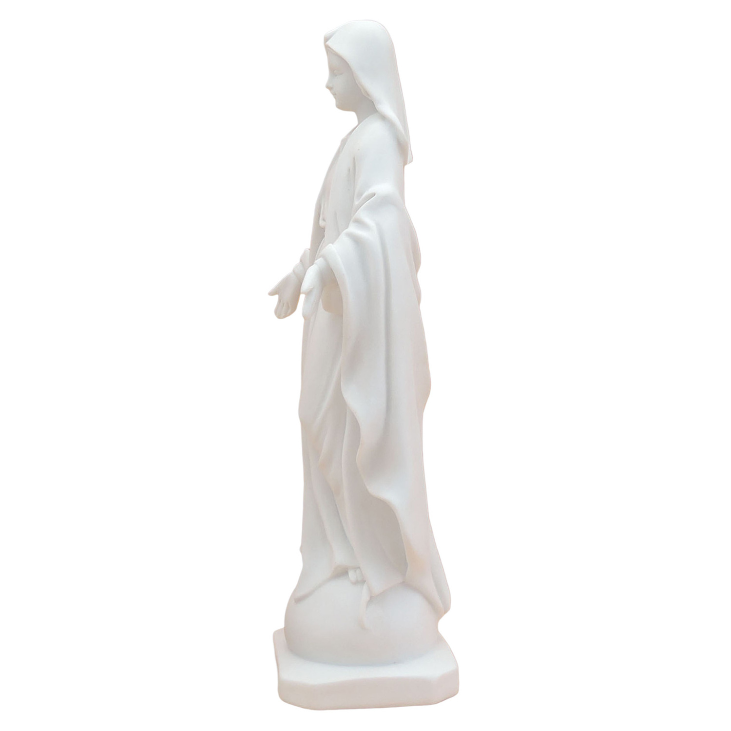 In Stock Resin Statue Our Lady of Grace Blessed Virgin Mother Mary Statue Catholic-White Marble for Gifts