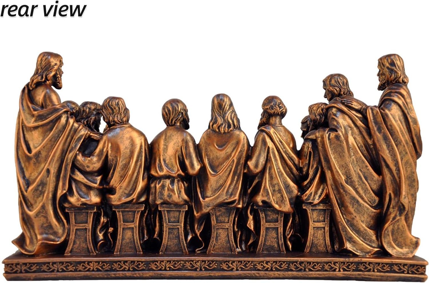 11.41 Inch The Last Supper Statue Collection Jesus Decor for Christians Religious Gifts Suitable for Mantel Dining Table