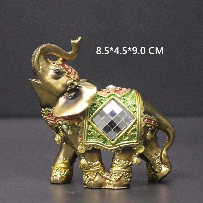 Elephant Resin Souvenir Gift Animal Decor Elephant Figurine Home Decore Statues