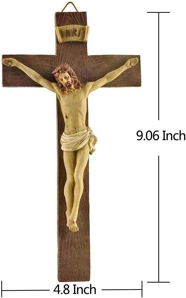 Home Decorations Jesus Crucified Wall Cross Religious Statue