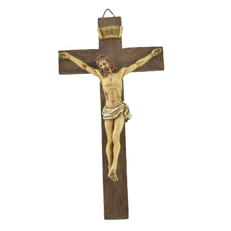 Home Decorations Jesus Crucified Wall Cross Religious Statue