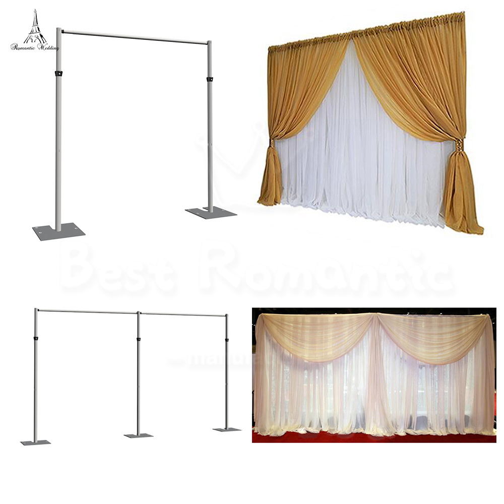 Factory Cheap Backdrop Poles Used Portable Pipe And Drape Wedding Mandap Chuppah For Sale