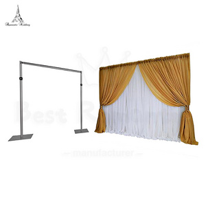 Factory Cheap Backdrop Poles Used Portable Pipe And Drape Wedding Mandap Chuppah For Sale