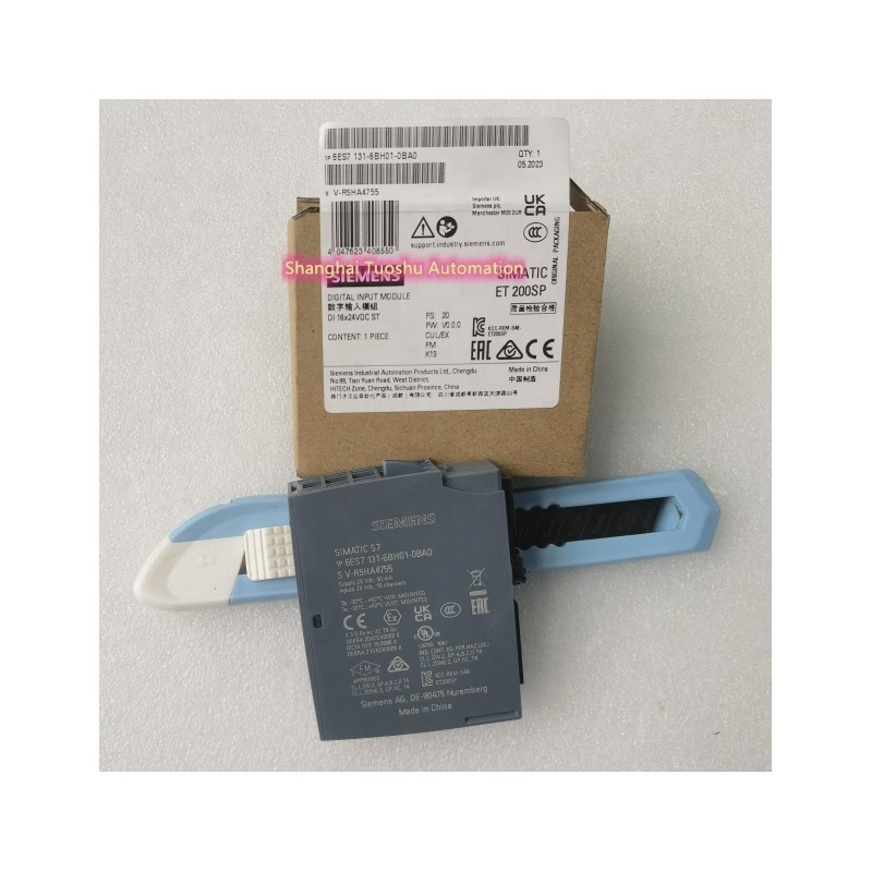 New Original 6ES7131-6BH01-0BA0 Digital input module, DI 16x 24V DC Standard, type 3 (IEC 61131)