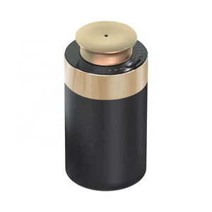 Luxury Black Gold Car Air Freshener Portable Waterless Metal Mini Home USB Car Aroma Essential Oil Diffuser