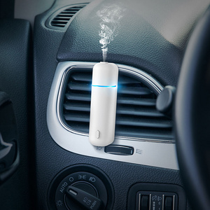 Custom Logo Mini Ultrasonic Wall Mounted Perfume Diffuser Electric Portable USB Fragrance Oil Car Vent Air Freshener