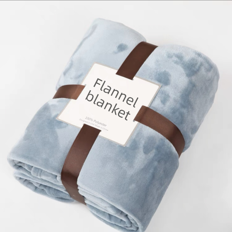 Wholesale Custom Printed Flannel Baby Fleece Blanket Soft Warm Comfortable Living Sherpa Flannel Fleece Throw Blanket