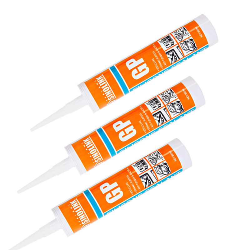 Sinolink  RTV Colored Glass Silicone Sealant Tube Acetic Silicone Sealant