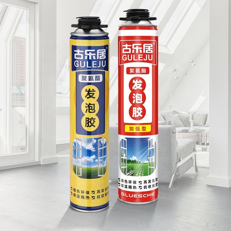 Good Price Door and Windows Professional Mounting Fire Resistance Spray PU Foam Adhesive 750ML